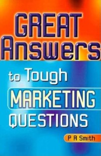 GREAT ANSWER TO TOUGH MARKETING QUETION