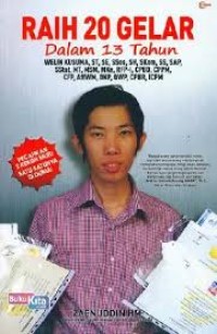 RAIH 20 GELAR DALAM 13 TAHUN