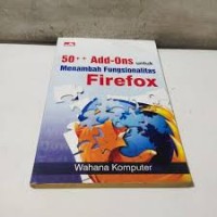 50++ADD-ONS UNTUK MENAMBAH FUNGSIONALITAS FIREFOX