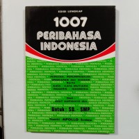 1007 PERIBAHASA INDONESIA