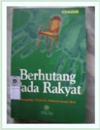 BERHUTANG PADA RAKYAT