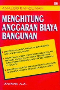 MENGHITUNG ANGGARAN BIAYA BANGUNAN